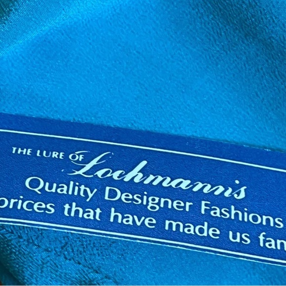 Vtg 80s Top 100% Silk Color Block Blouse Gold Buttons Shoulder Pads Size L - Picture 6 of 10